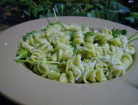 Salade de roquette au parmesan