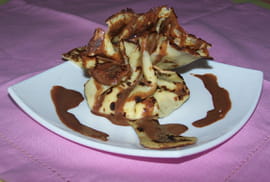 Aumoni�re de banane au chocolat