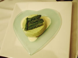 Flan d asperges au parmesan