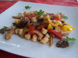 Noix de Saint-Jacques aux champignons
