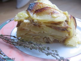 G�teau de pommes de terre aux c�pes