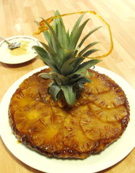 Tatin d�ananas et gingembre