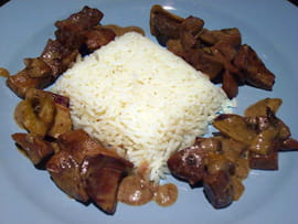 Rognons sauce l�g�re aux champignons