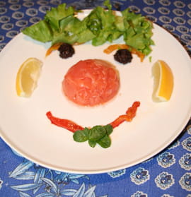 Sourire de saumon