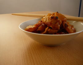 Porc aigre-doux au wok