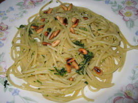 Spaghettis au pistou