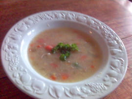 Soupe de poulet � l Anglaise