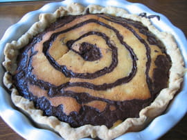 Tarte choco amandes croquante