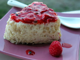 Pudding bananes, coulis exotique