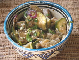 Salade de courgettes et d�aubergines � l�orientale