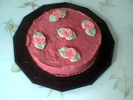 Bavarois aux framboises