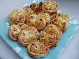 Palmiers au jambon