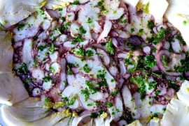 Carpaccio de poulpe