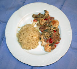 Escalope de dinde � la bretonne