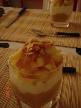 Verre en d�clinaison de pommes