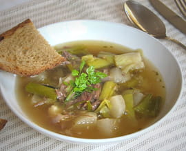 Soupe de confit de canard