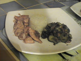 Escalopes aux pignons