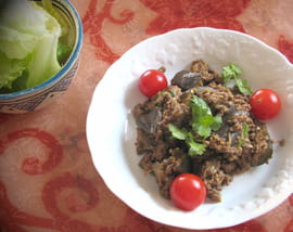 Masala boeuf-agneau aux aubergines