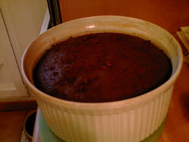 Souffl� au chocolat noir