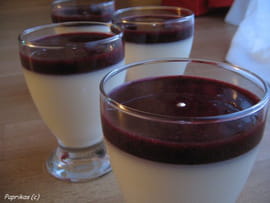 Panna Cotta aux myrtilles