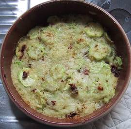 Gratin de courgette l�ger
