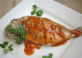 Daurade vapeur sauce aigre-douce