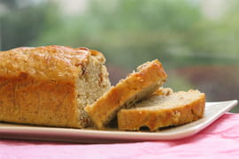 Cake banane amandes