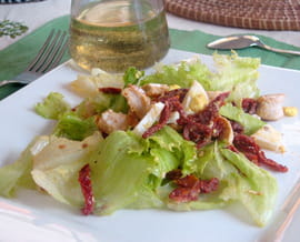 Salade au poulet et vinaigrette vanill�e