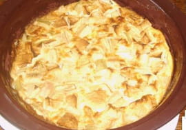 Clafoutis pomme rhubarbe