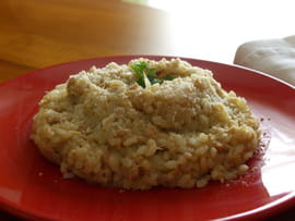 Risotto au thon sauce cr�me au Parmesan
