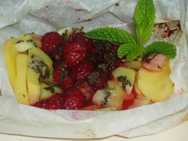 M�li-m�lo de fruits en papillote