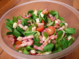 Salade de m�che et tomates