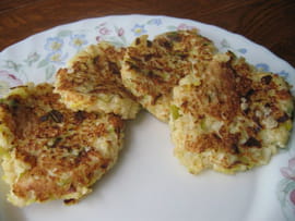Galettes de boulghour aux poireaux
