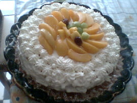 G�teau aux fruits tropicaux