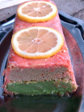 Terrine brocolis-crevettes