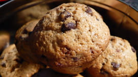 Muffins �pic�s � la nougatine et au chocolat