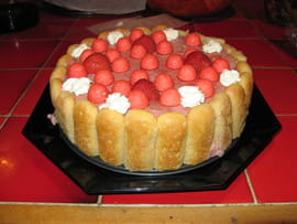 Charlotte fraises et fraises Tagada