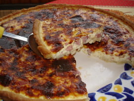 Quiche jambon-lardons