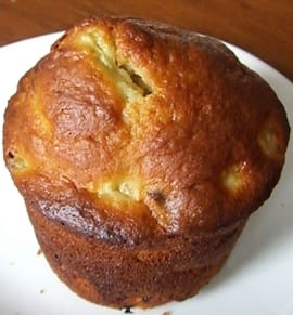 G�teau moelleux � la rhubarbe et aux amandes