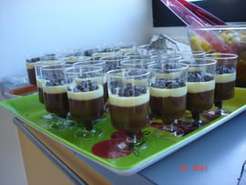 Verrine trio de mousses