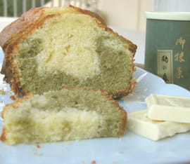 Marbr� chocolat blanc et th� matcha