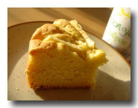 Cake aux amandes et aux pommes