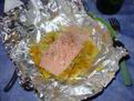 Papillote de saumon