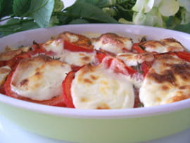 Gratin de courgettes � la Mozzarella