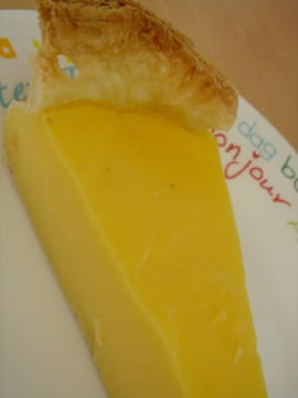 Tarte � la cr�me � ma facon