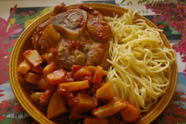 Osso bucco aux l�gumes