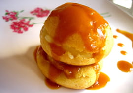 Religieuse au caramel au beurre sal�