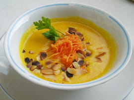 Velout� de carottes au curry