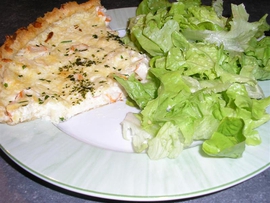 Tarte express au surimi