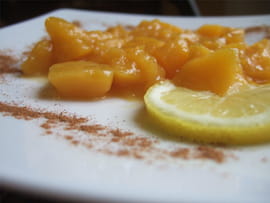 Compote de mangue au citron